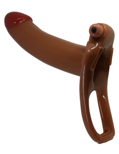 Gode ceinture creux vibrant Bradden 17 x 4.5cm - Godes Harnais - 4