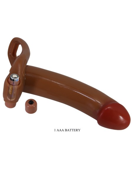 Gode ceinture creux vibrant Bradden 17 x 4.5cm - Godes Harnais - 7