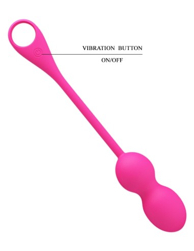 Boules de Geisha vibrantes Elvira 8 x 3.2 cm Rose