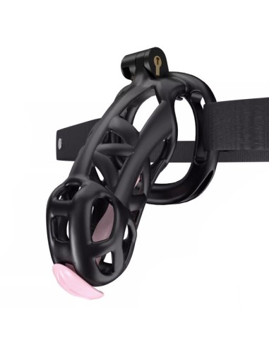 Tige pour Cage Vulvitor 6 cm - Diamètre 9 mm Noire - Cages de Chasteté - 2