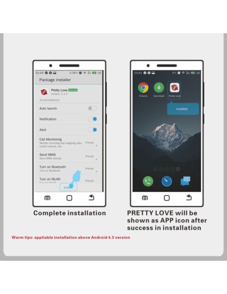 Boules de Geisha vibrantes Elvira 8 x 3.2 cm Rose