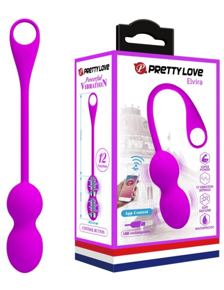 Boules de Geisha Vibrantes Elvira Violet