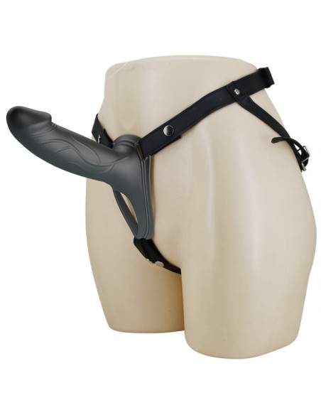 Gode ceinture creux Landon Noir 16 x 4.4cm