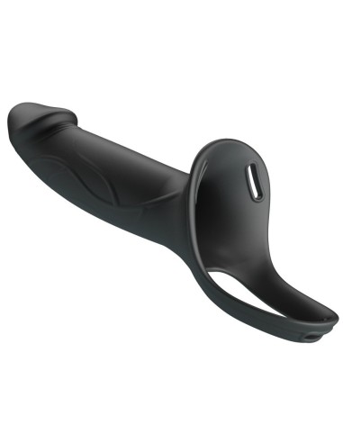 Gode ceinture creux Landon Noir 16 x 4.4cm