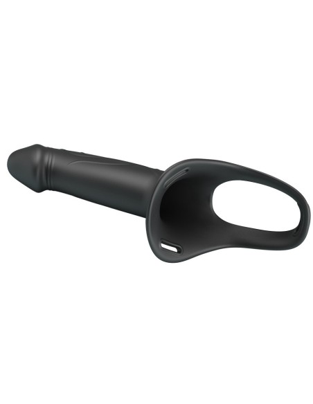 Gode ceinture creux Landon Noir 16 x 4.4cm