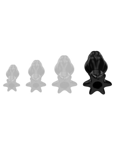 Plug Tunnel Starass Noir XL 12 x 7cm
