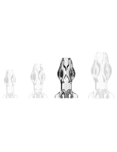 Plug Tunnel Starass Transparent L 10 x 6cm