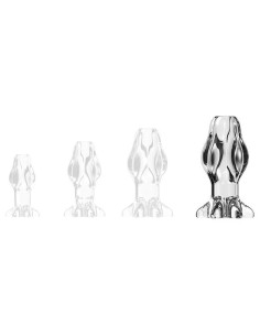 Plug Tunnel Starass Transparent XL 12 x 7cm