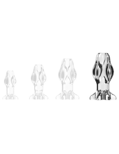 Plug Tunnel Starass Transparent XL 12 x 7cm