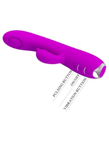 Rabbit à succion Regina Pretty Love 12 x 3.5 cm Violet