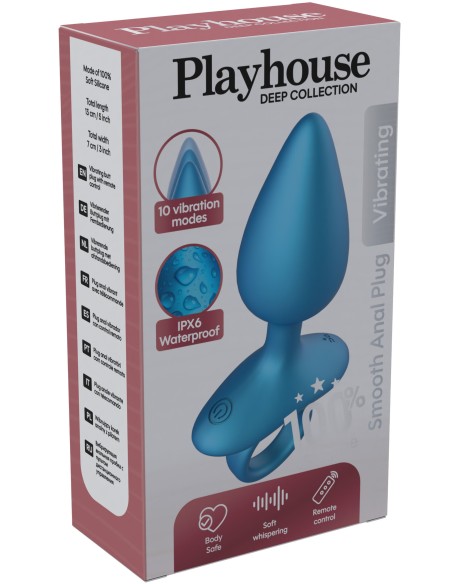 Plug vibrant Bluecone 8 x 3.5cm