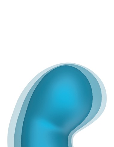 Stimulateur prostatique vibrant Bluespot 10 x 3.5cm