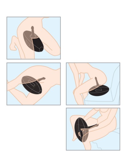 Coussin gonflable ovale Love ball 14 x 4.2cm