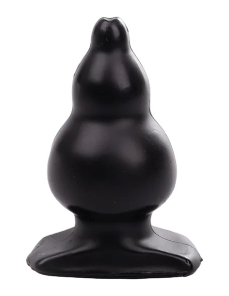 Plug anal Triply 10.5 x 6cm Noir