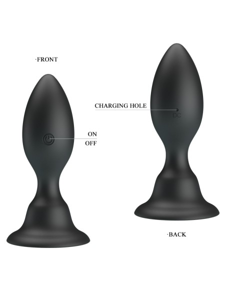Plug anal vibrant Trigger 10 x 3.3 cm Plug anal vibrant Trigger 10 x 3.3 cm