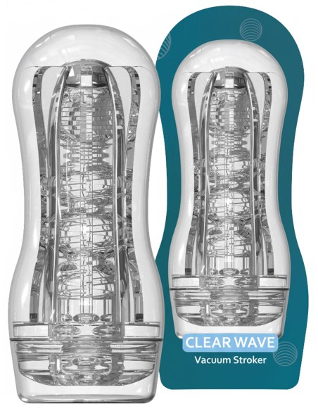 Masturbateur transparent Clear Wave