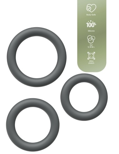 Lot de 3 Cockrings Plizplay 35-45mm