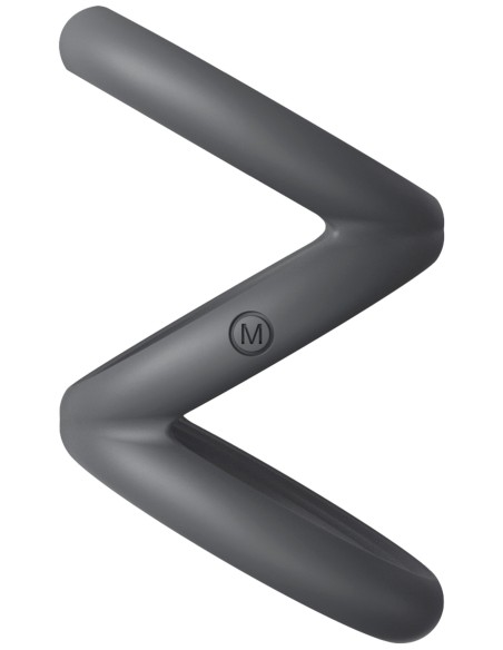 Cockring Triplicock Gris M 45mm