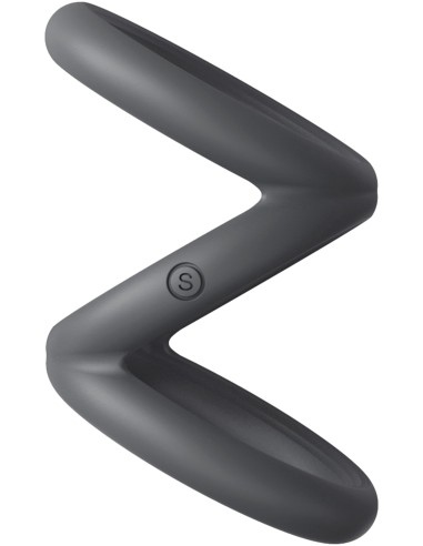 Cockring Triplicock Gris S 40mm