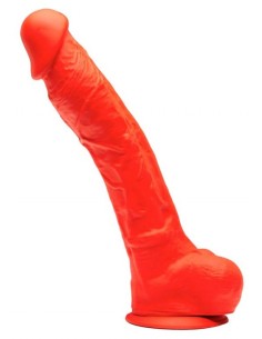 Gode en silicone Stretch N°5 - 24 x 6cm Rouge