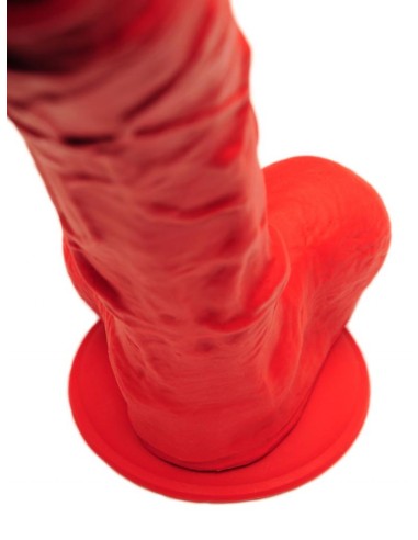 Gode en silicone Stretch N°5 - 24 x 6cm Rouge