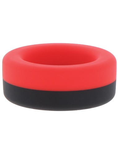 Cockring Prolong Power Noir-Rouge 30mm