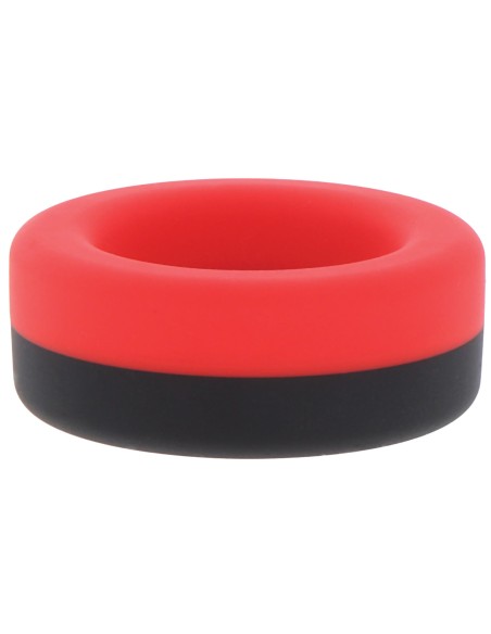 Cockring Prolong Power Noir-Rouge 30mm