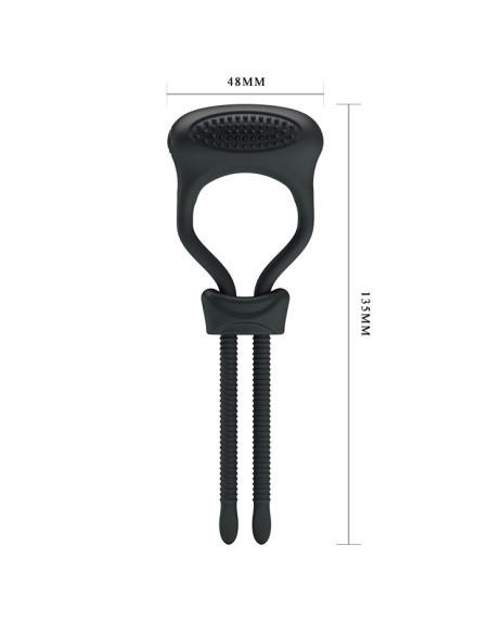 Anneau Vibrant Curitis Noir