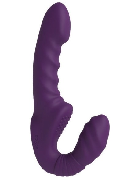 Gode Ceinture sans harnais vibrant Beautypurp 13 x 3.8cm