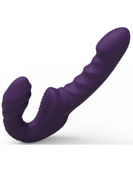 Gode Ceinture sans harnais vibrant Beautypurp 13 x 3.8cm