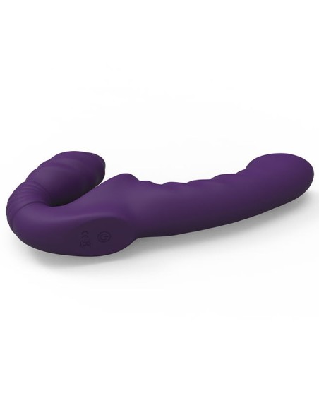 Gode Ceinture sans harnais vibrant Beautypurp 13 x 3.8cm