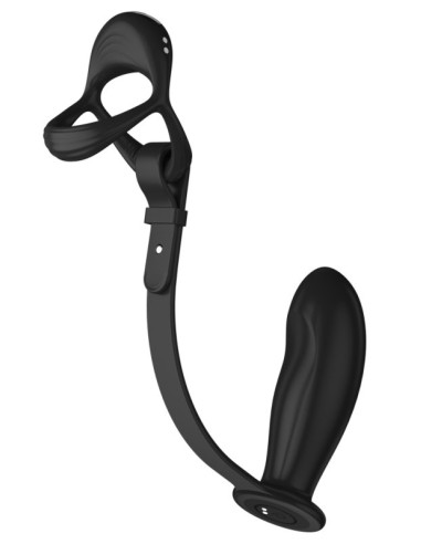 Ballstretcher et Plug Ass Curve 10 x 3.6 cm-10 Vibrations