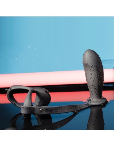 Ballstretcher et Plug Ass Curve 10 x 3.6 cm-10 Vibrations