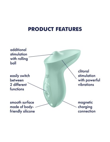 Stimulateur de Clitoris Exciterrr Menthe