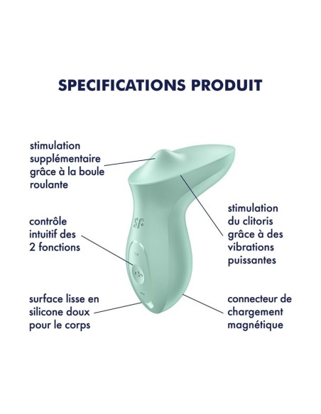 Stimulateur de Clitoris Exciterrr Menthe