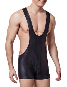 Body effet satiné Jullio Noir