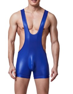 Body effet satiné Jullio Bleu