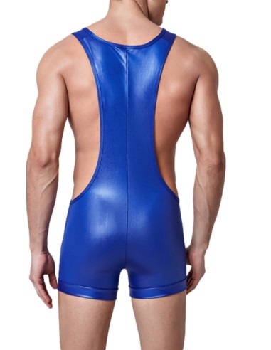 Body effet satiné Jullio Bleu