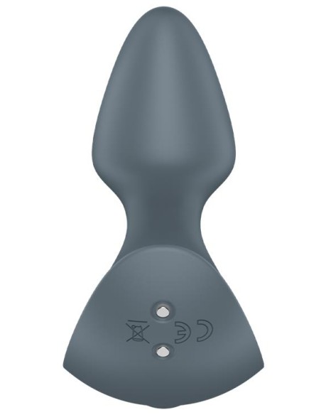 Plug anal vibrant Booty Absolute 1 Gris