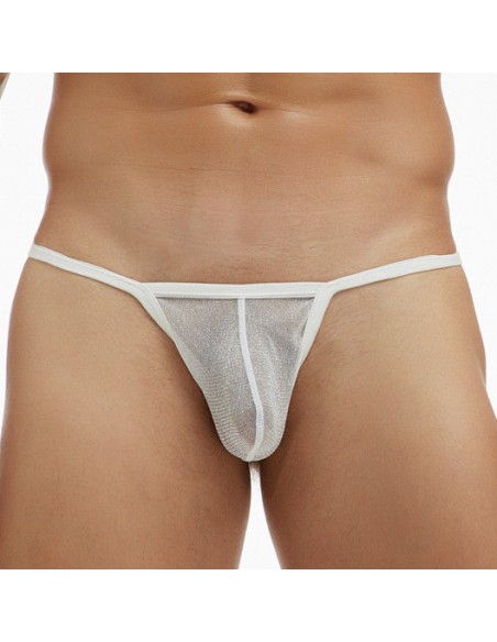 String Visibly Blanc pailleté