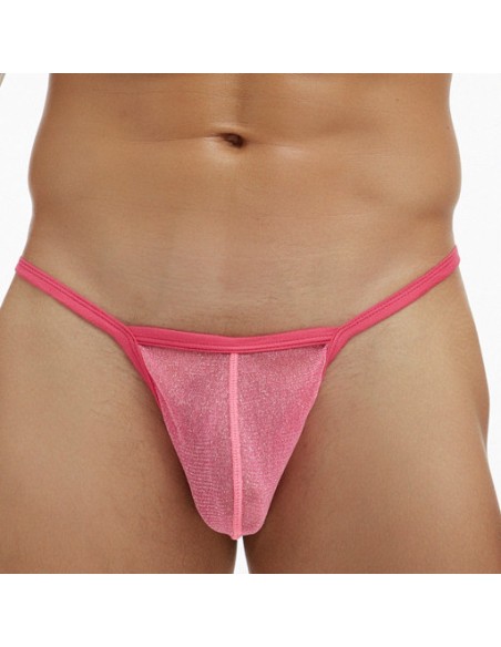 String Visibly Rose pailleté