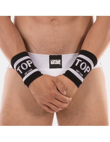 Lot de 2 Bandeaux de poignets Top Noirs