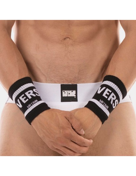 Lot de 2 Bandeaux de poignets Vers Noirs