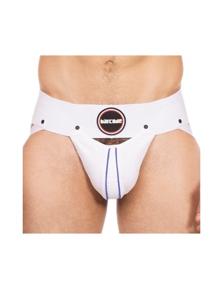 Jockstrap Rokk Blanc-Bleu