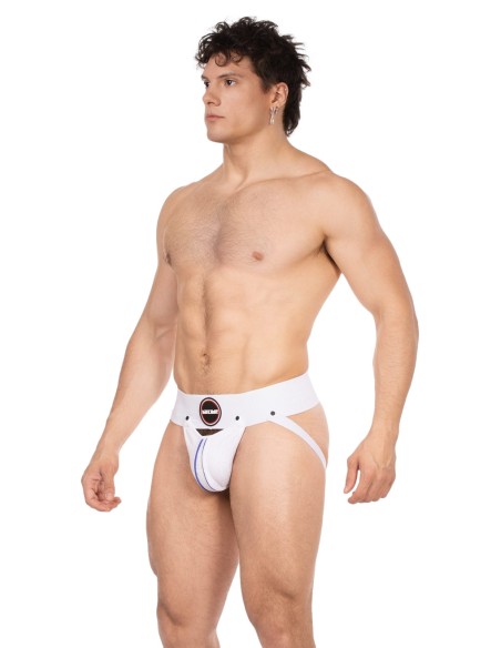 Jockstrap Rokk Blanc-Bleu