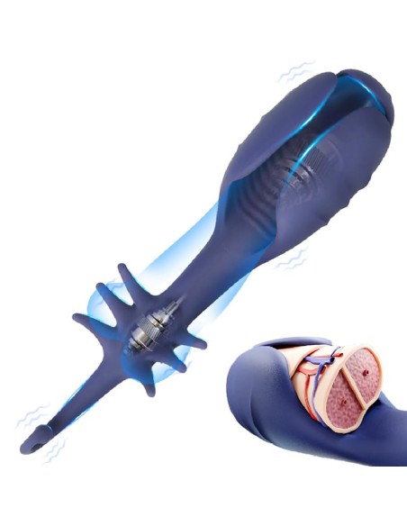 Masturbateur double vibrant Mustaches