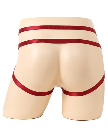 Jockstrap-Lanières Ring Passion Rouge
