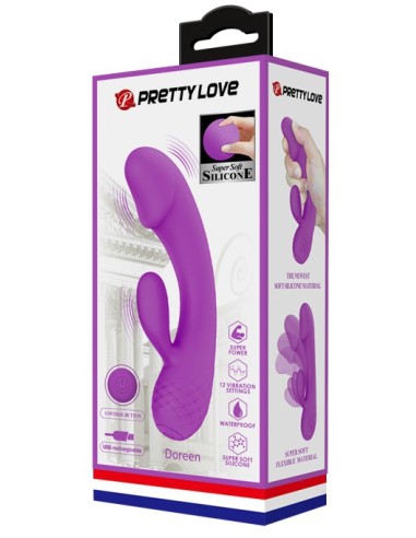 Rabbit Doreen Pretty Love 13 x 3.8 cm Violet