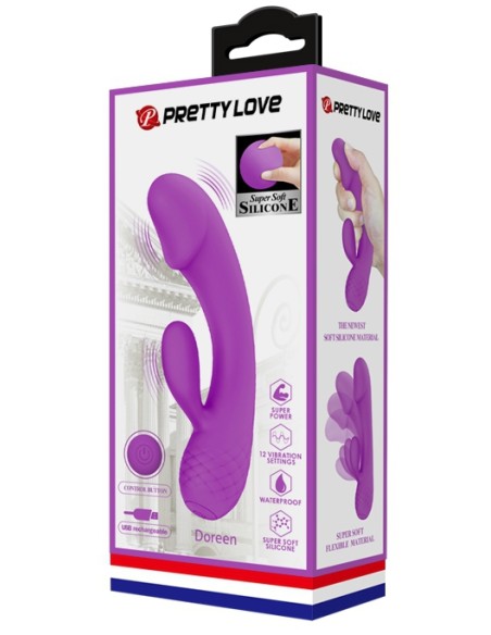 Rabbit Doreen Pretty Love 13 x 3.8 cm Violet