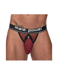 Jockstrap Résille Ring & Jock Bordeaux